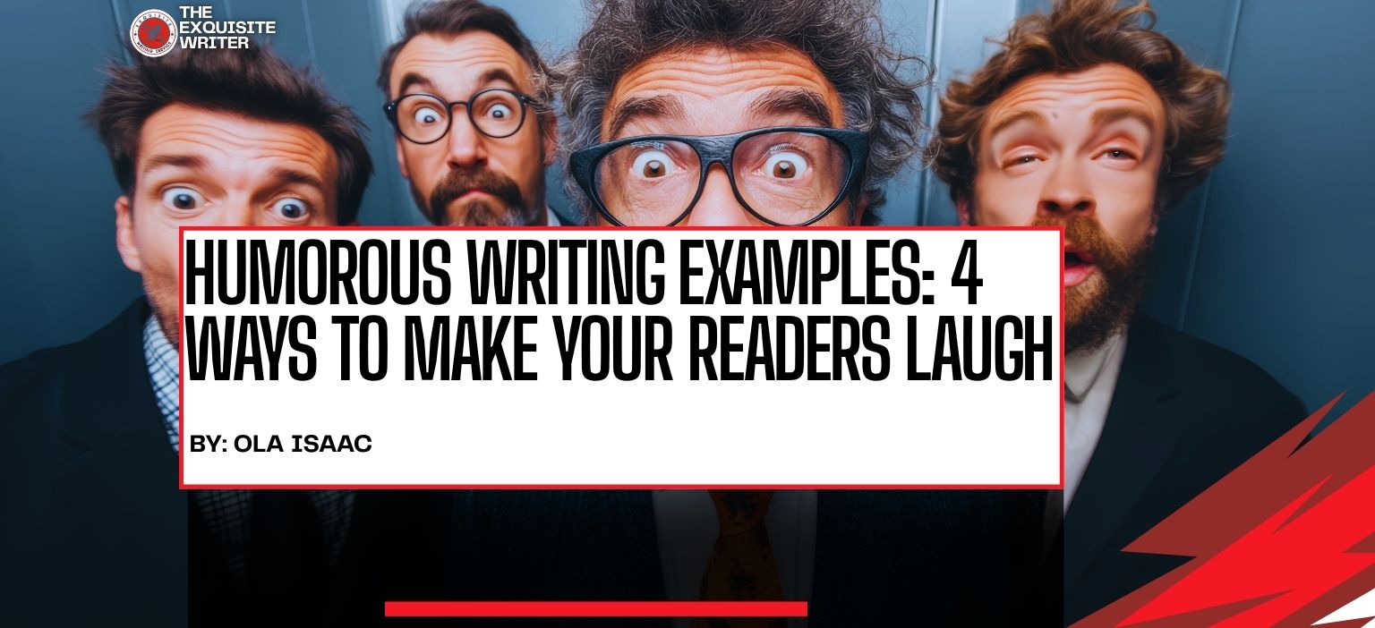 faces showing humorous writing examples