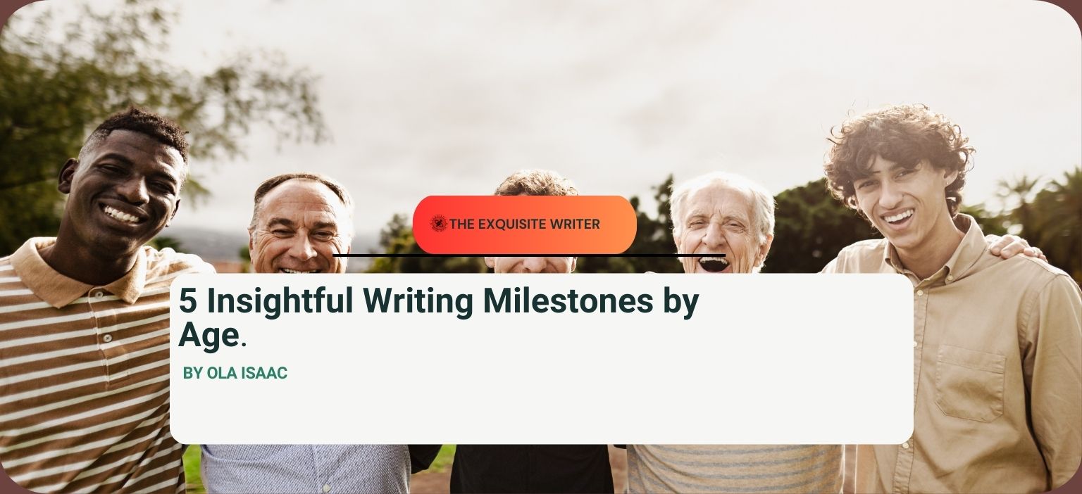 writing milestones by age image