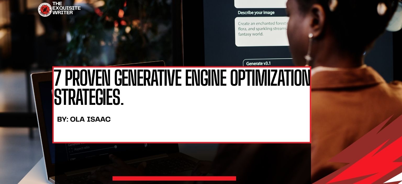 An image of generative engine optimization strategies