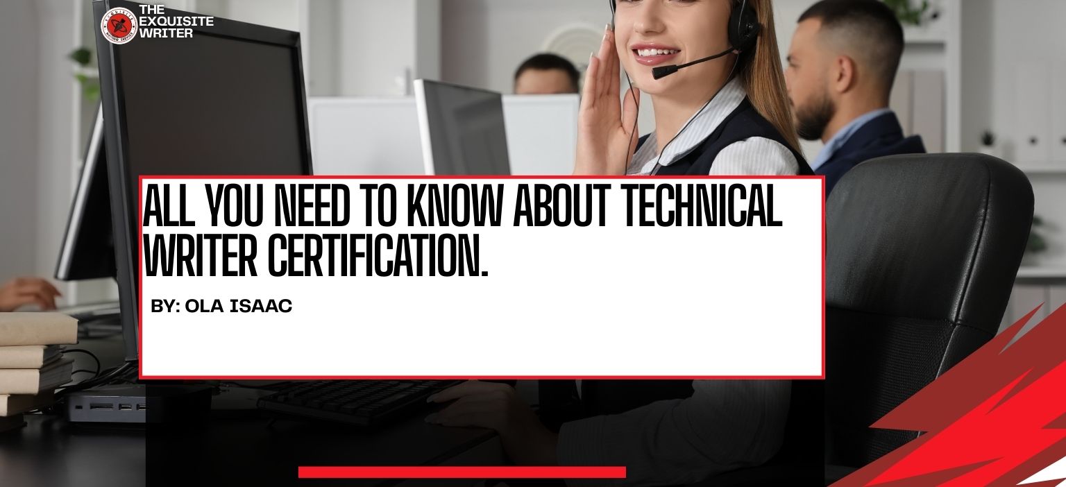 Discussing technical writer certification