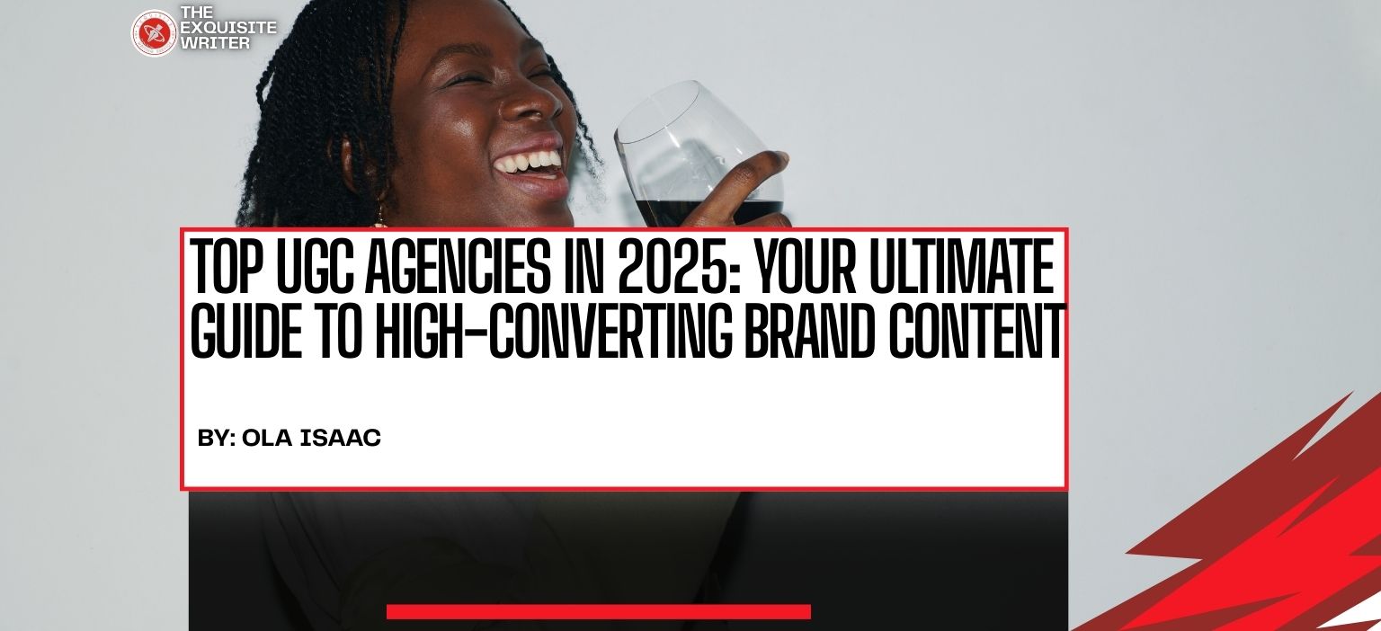 Woman excited about Top UGC Agencies